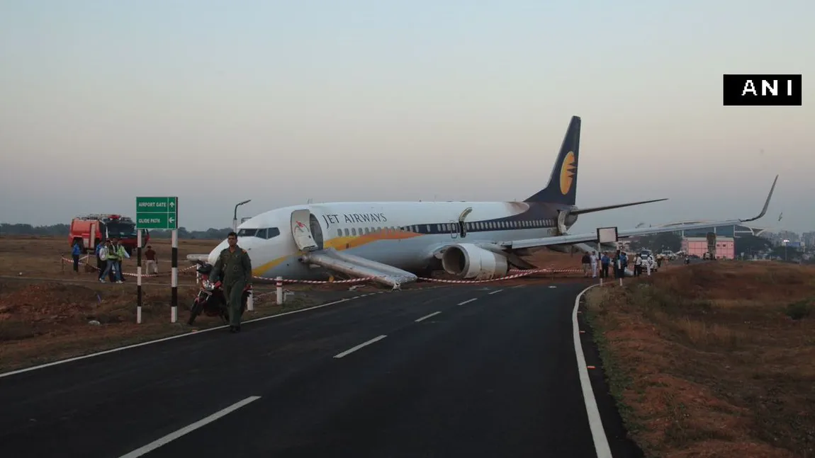 Incident aviatic în India. O aeronavă cu 161 de persoane la bord a ieşit de pe pistă FOTO
