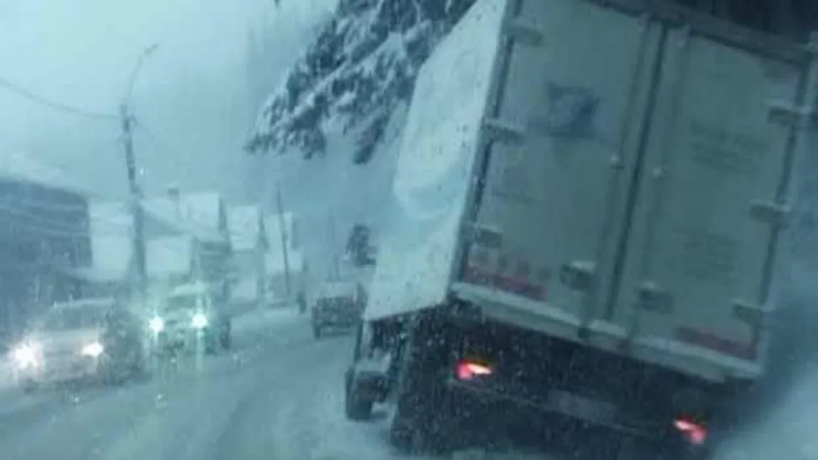 Un camion a deparat în judeţul Olt. DN 65 a fost blocat UPDATE