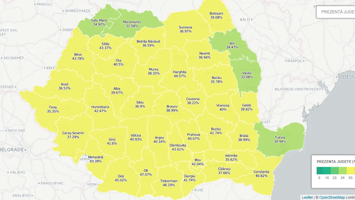Votul pe regiuni istorice: Oltenii au fost cei mai harnici, moldovenii cei mai leneşi