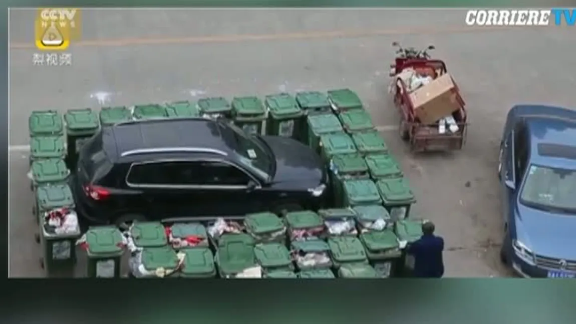 Cum a fost pedepsit un şofer chinez pentru că a parcat neregulamentar