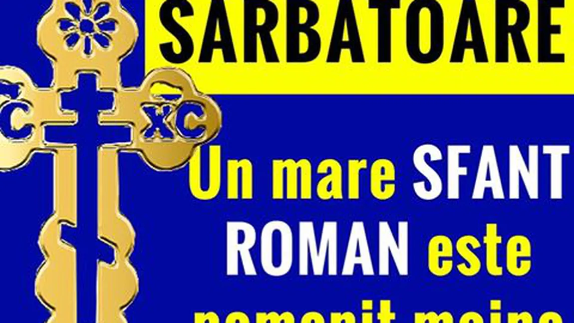 CALENDAR ORTODOX 2016: Ce sfinţi sărbătorim duminică