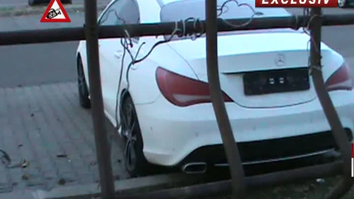 Curtea Direcţiei de Permise Auto din Pipera este plină de maşini fără număr. VIDEO CAMERA ASCUNSĂ