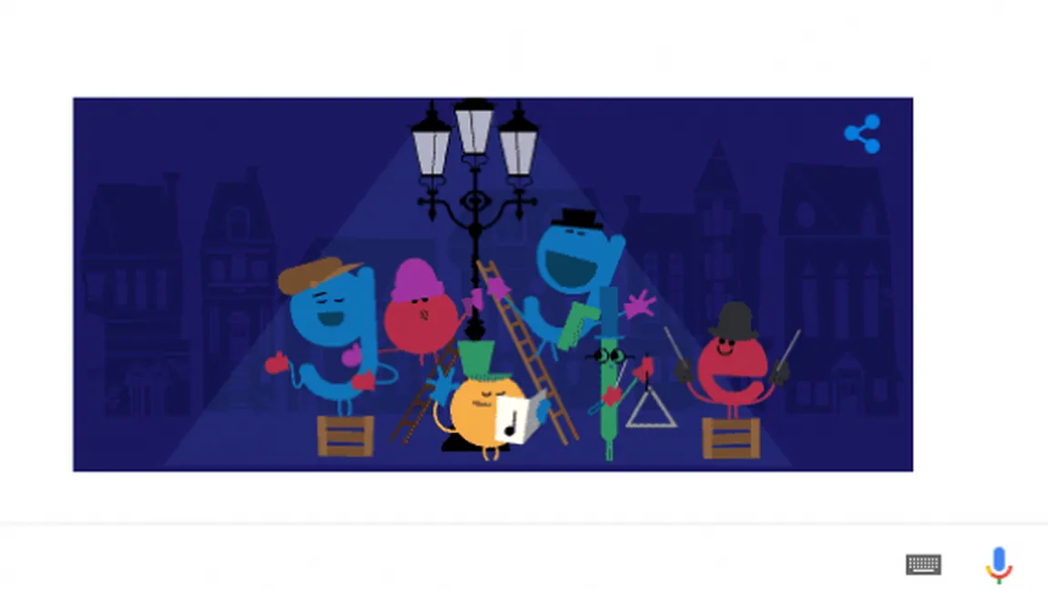Sezonul sărbătorilor! Google marchează cu un logo special Sărbătorile. Trimite MESAJE DE CRACIUN