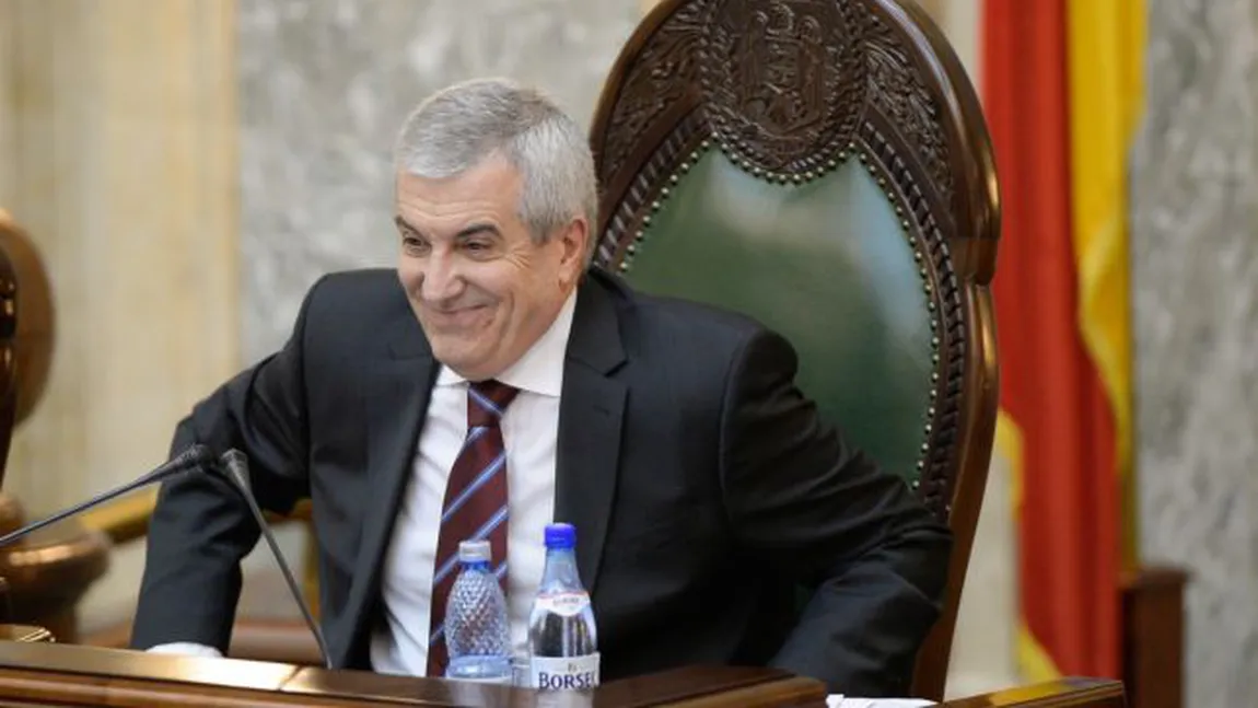 Călin Popescu-Tăriceanu a fost ales şeful Senatului: 