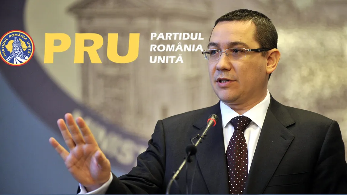 Ponta: Îi ajut pe cei de la PRU pentru că spun ce gândim şi noi pesediştii, dar nu avem curaj să spunem