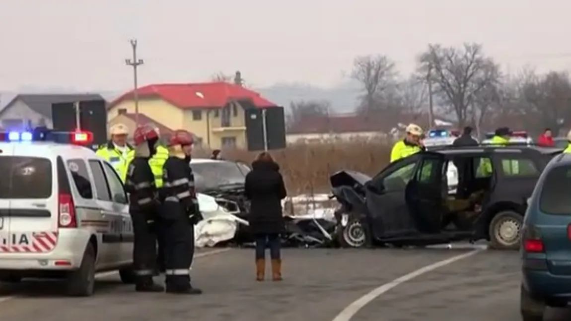 Accident în Vrancea pe DN2D. Mai multe persoane au fost rănite VIDEO