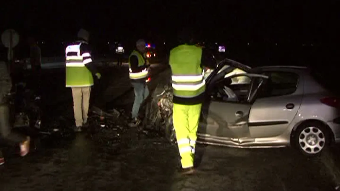 Accident grav din cauza poleiului, impact violent. Doar o minune a făcut ca nimeni să nu-şi piardă viaţa