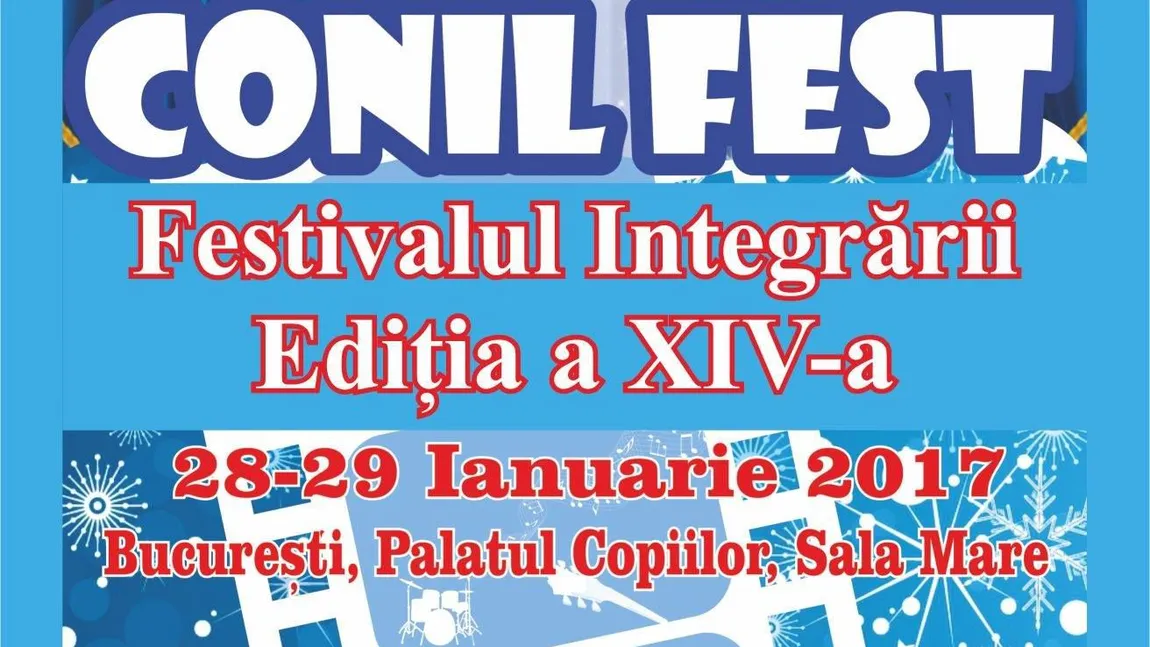 Începe CONIL Fest - Festivalul Integrării, la Bucureşti