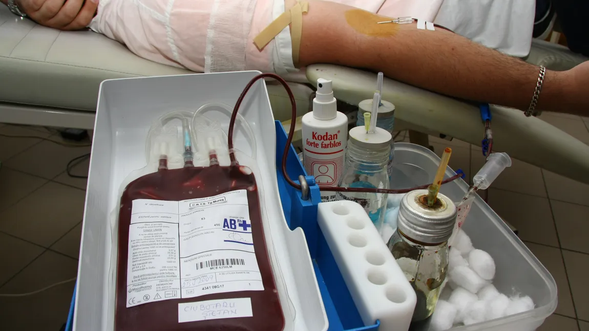 Criză de sânge în Capitală. Centrul de transfuzie Bucureşti, deschis şi luni: Cu fiecare zi liberă, pierdem 200 de pungi de sânge