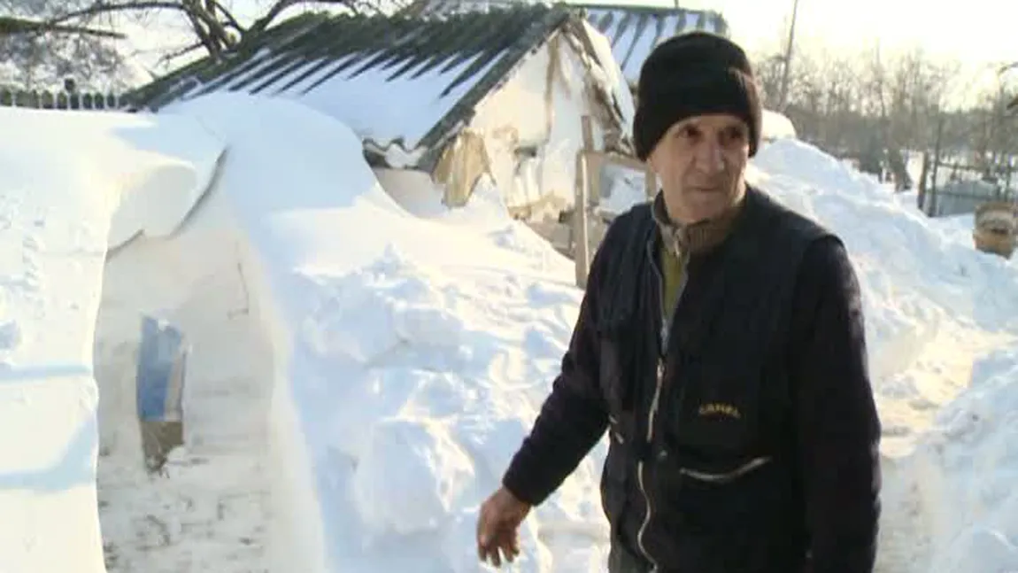 Judeţe afectate de căderi masive de zăpadă, 100 de familii defavorizate sunt ajutate cu lemne pentru foc