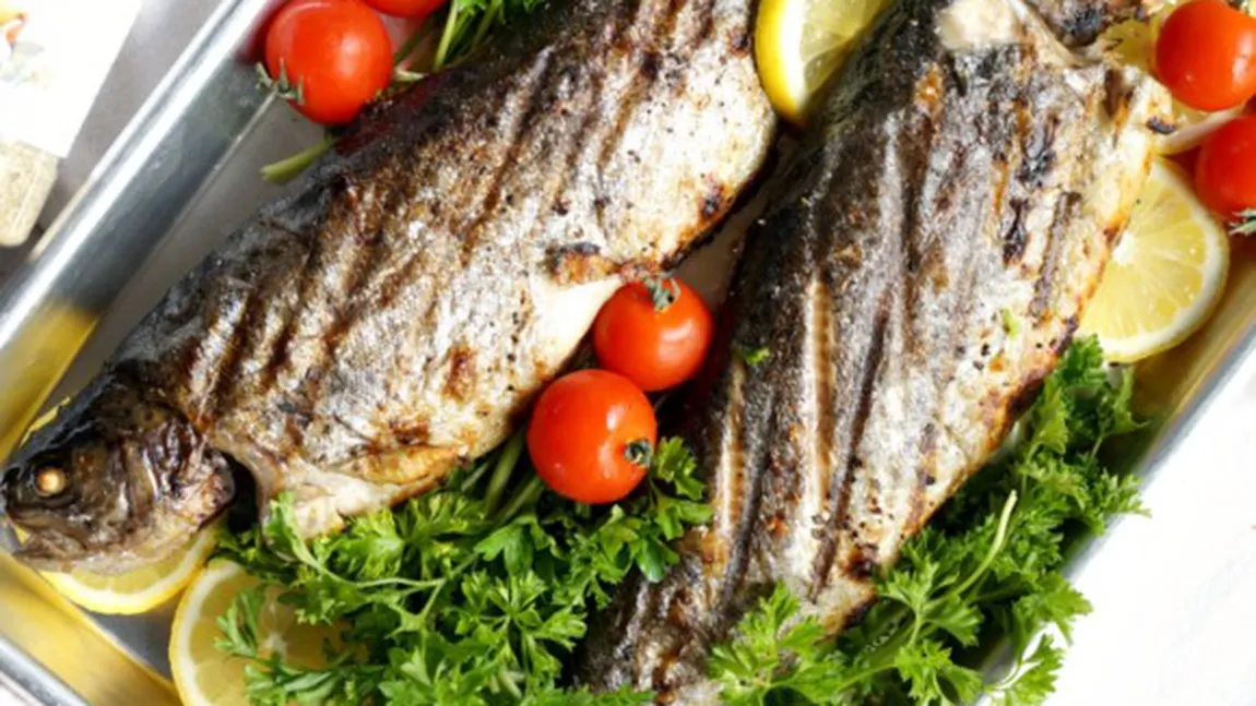 Reţete de Peşte: Păstrăv pe grill cu lămâie