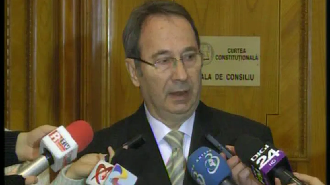 Valer Dorneanu, preşedintele CCR: Noi avem o singură presiune, presiunea Constituţiei. Nu ne orientăm după alte presiuni