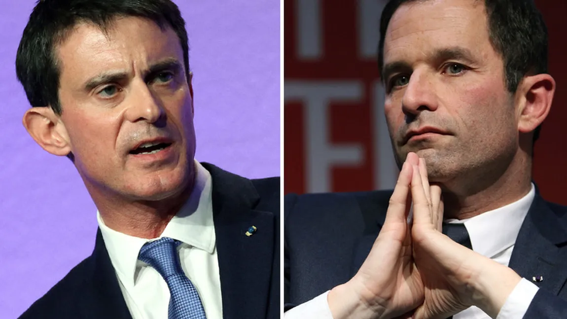 Stânga franceză îşi alege candidatul la prezidenţiale. În cursă sunt Manuel Valls şi Benoît Hamon