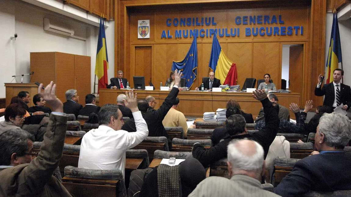 Şedinţa extraordinară la Consiliul General al Municipiului Bucureşti, convocată de PNL
