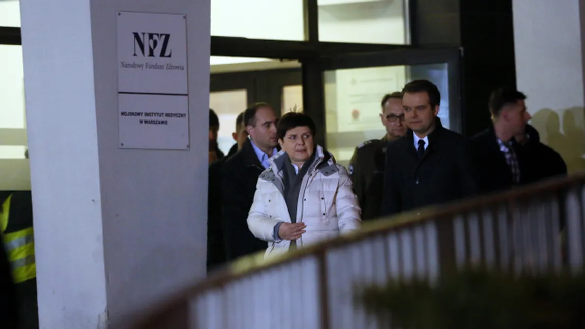 Polonia: Premierul Beata Szydlo a fost externată din spital, după accidentul de maşină de la Auschwitz