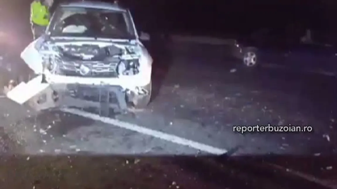 Accident grav în Buzău. Şapte oameni au ajuns la spital VIDEO