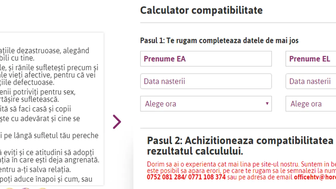 A apărut calculatorul care îţi spune cât de compatibil eşti cu iubitul sau iubita, în funcţie de zodie