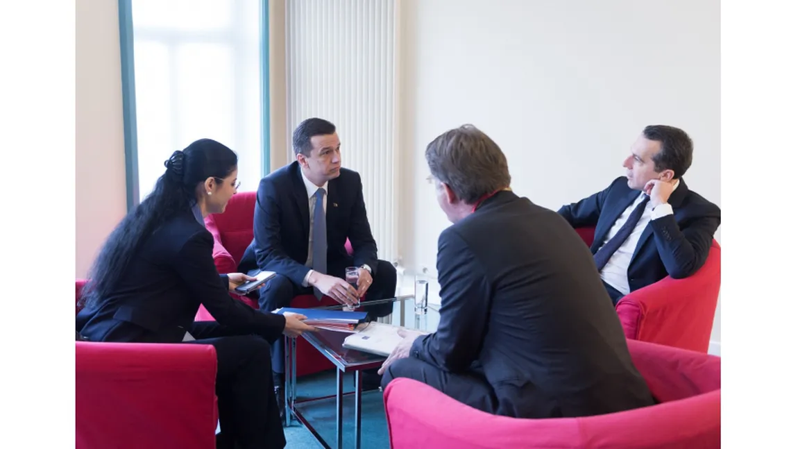 Sorin Grindeanu s-a întâlnit cu cancelarul Austriei: S-a stabilit o vizită oficială a premierului la Viena