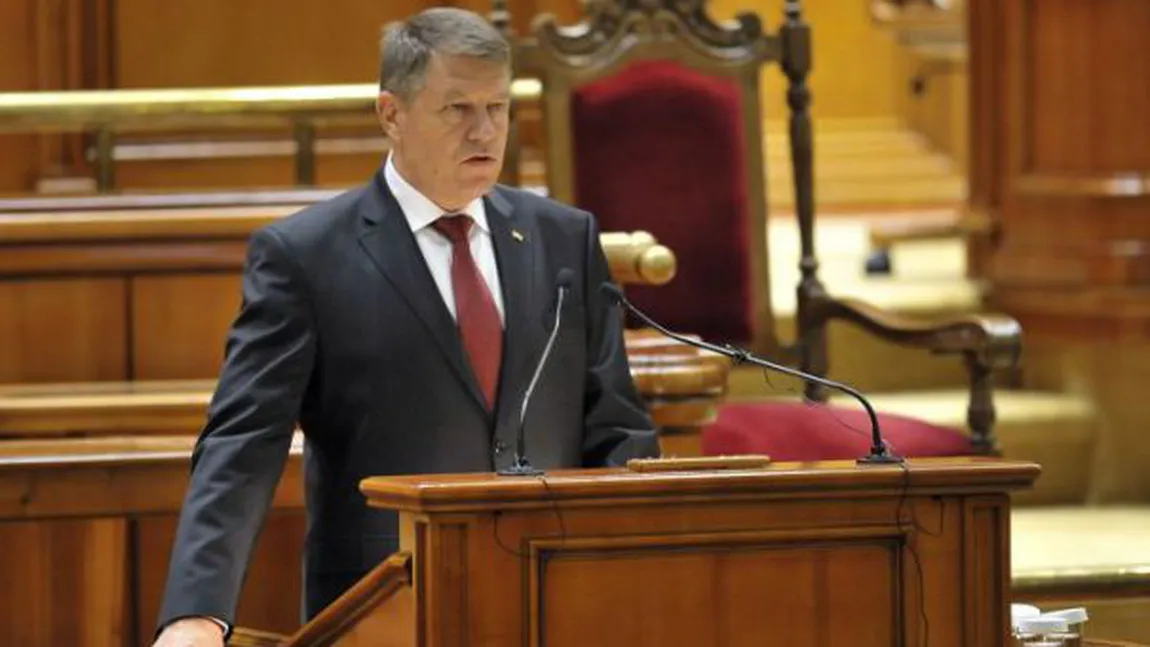 Proiect de Declaraţie a Parlamentului: Klaus Iohannis, acuzat de 