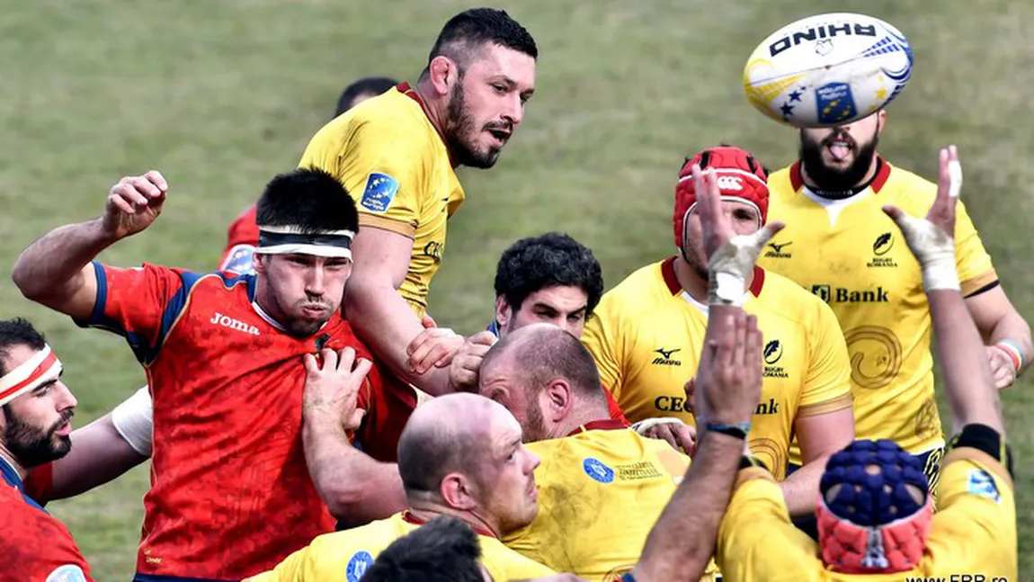 Rugby: România - Georgia 8-7, în ultima etapă din REC 2017