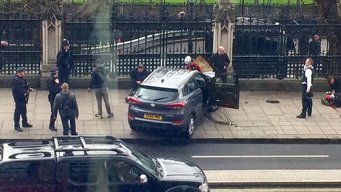 ATAC TERORIST la Londra. Doi ROMÂNI, răniţi după atentatul de la Palatul Westminster soldat cu CINCI morţi VIDEO UPDATE
