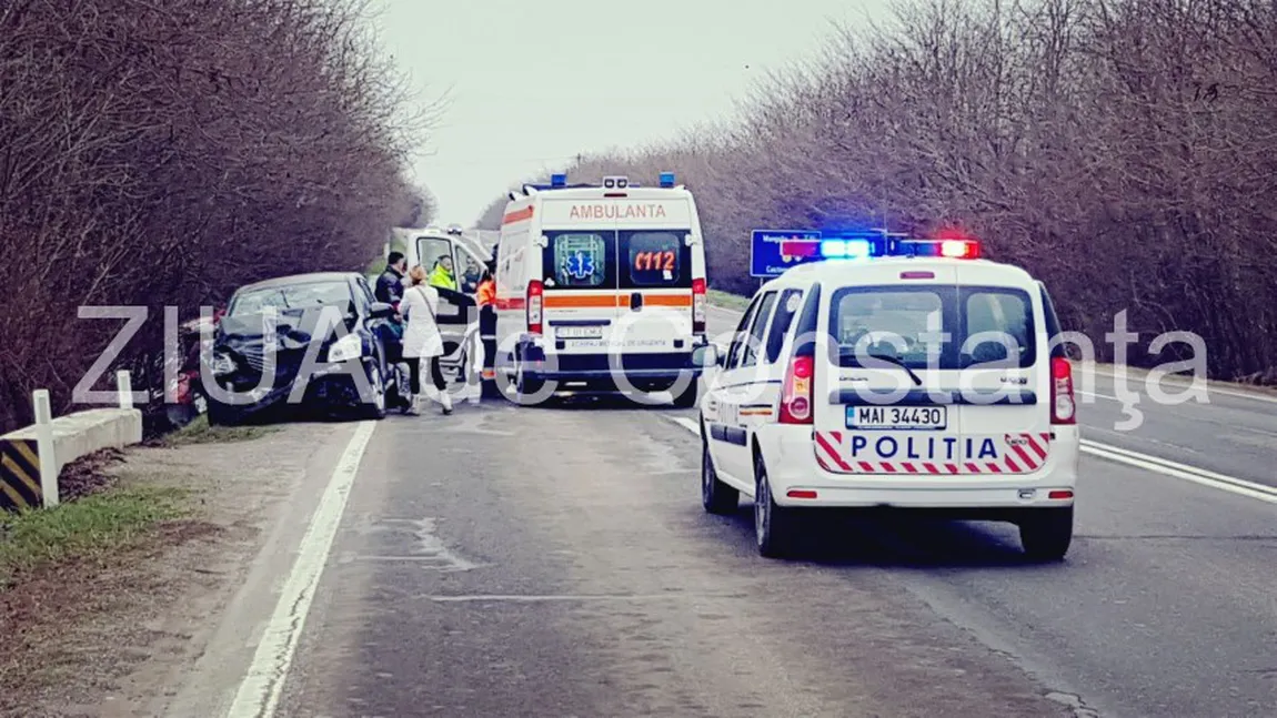 Trei persoane au fost grav rănite în două accidente grave, în Costineşti şi Mamaia