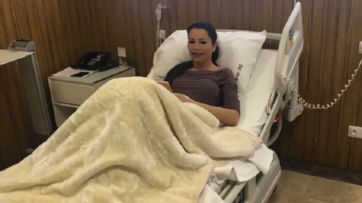 Brigitte Sfăt a ajuns pe patul de spital. 
