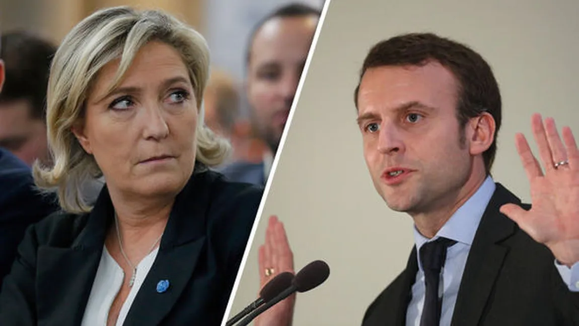 ALEGERI FRANŢA. Emmanuel Macron şi Marine Le Pen se vor confrunta în al doilea tur al alegerilor prezidenţiale - SONDAJ