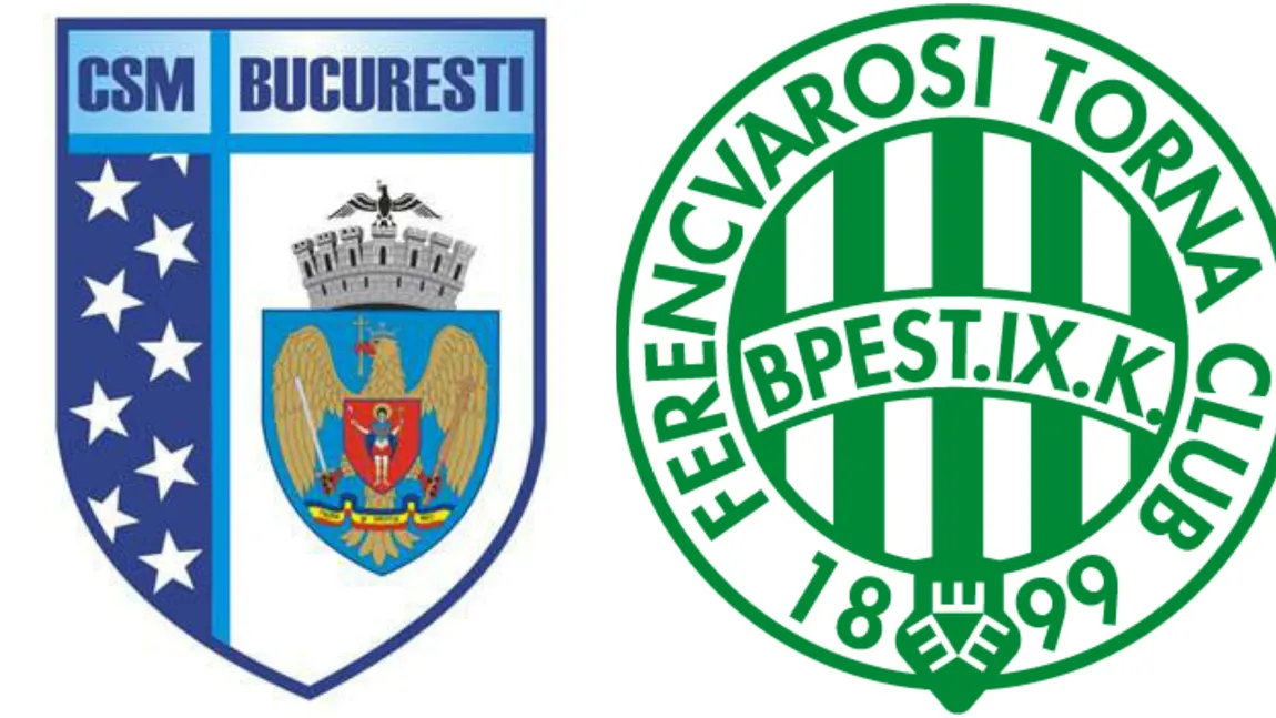 CSM BUCUREŞTI - FERENCVAROS 30-25 în prima manşă din sferturile de finală ale LIGII CAMPIONILOR