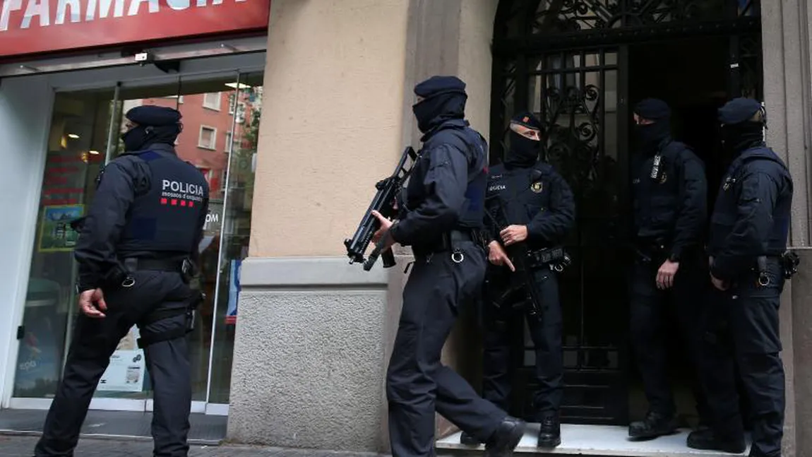 Operaţiune antijihadistă de amploare, în Barcelona. Mai mulţi suspecţi au fost arestaţi