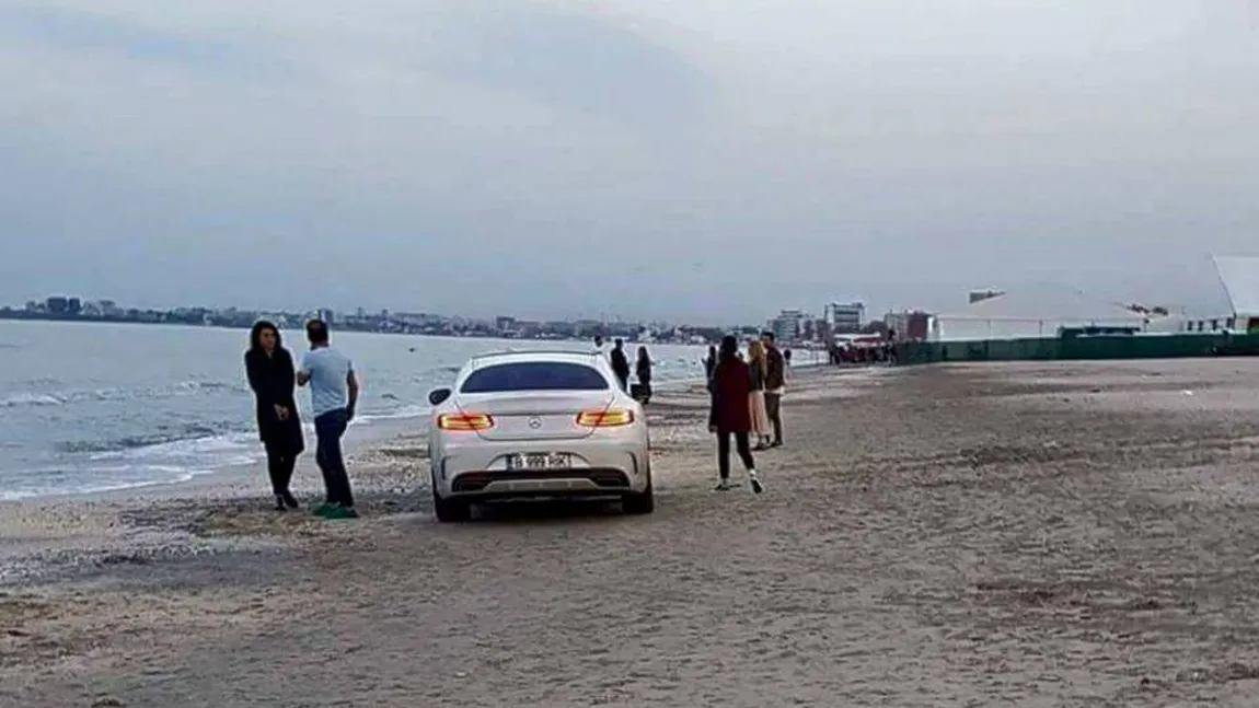 Au intrat cu Mercedesul pe plaja din Mamaia. Marian Godină, reacţie fabuloasă: Ai venit să te distrezi, nu să fii un cocalar