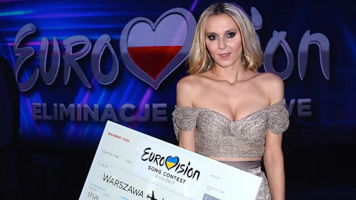 O concurentă la Eurovision 2017, în sânii goi pe coperta revistei 