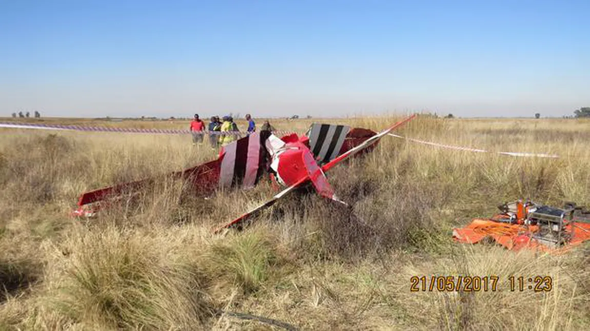 Un avion s-a prăbuşit în Africa de Sud, pilotul a murit