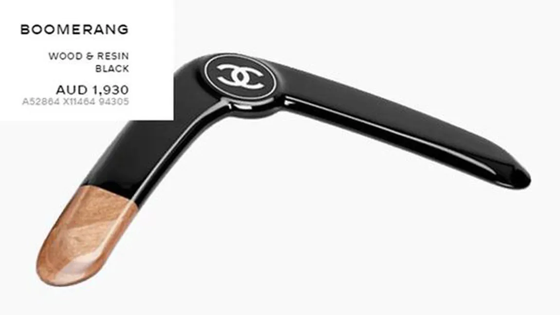 Scandal la lansarea bumerangului de 2.000 de dolari de la Chanel. Compania e acuzată umileşte cultura aborigenilor