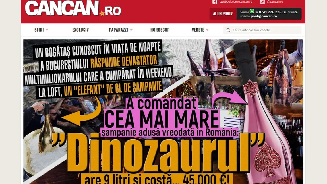 Cifre OFICIALE: CANCAN.RO, racheta nucleară a online-ului din România