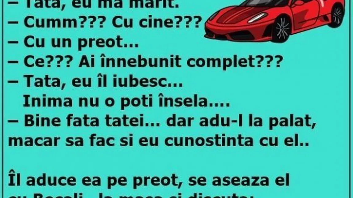 BANCUL ZILEI: Vine fiica lui Becali si ii spune: Tata, eu ma marit. Finalul este GENIAL