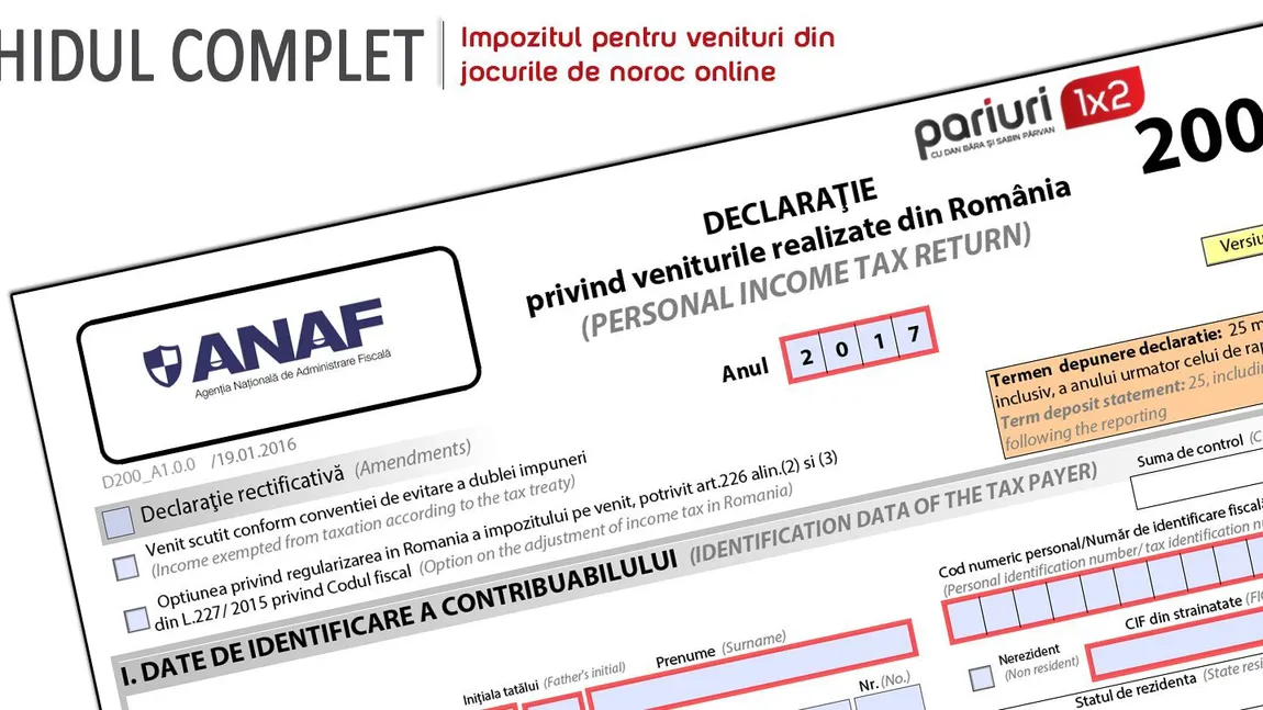Cum se impozitează câştigurile din pariuri. Ghidul complet este aici