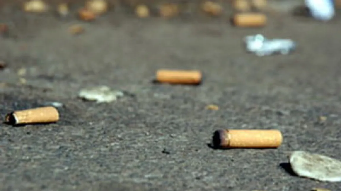 Cu cât vor fi AMENDAŢI cei care aruncă chiştoace şi gunoaie pe stradă