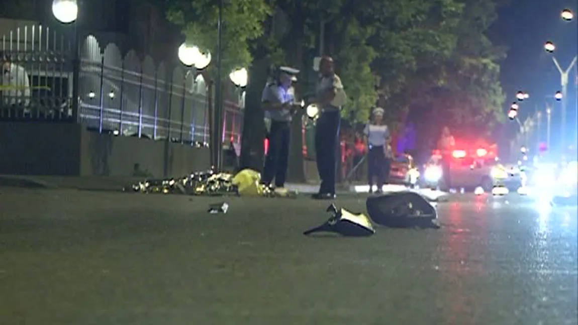 Accident mortal în Capitală. Un pieton a fost lovit în plin de un şofer vitezoman VIDEO