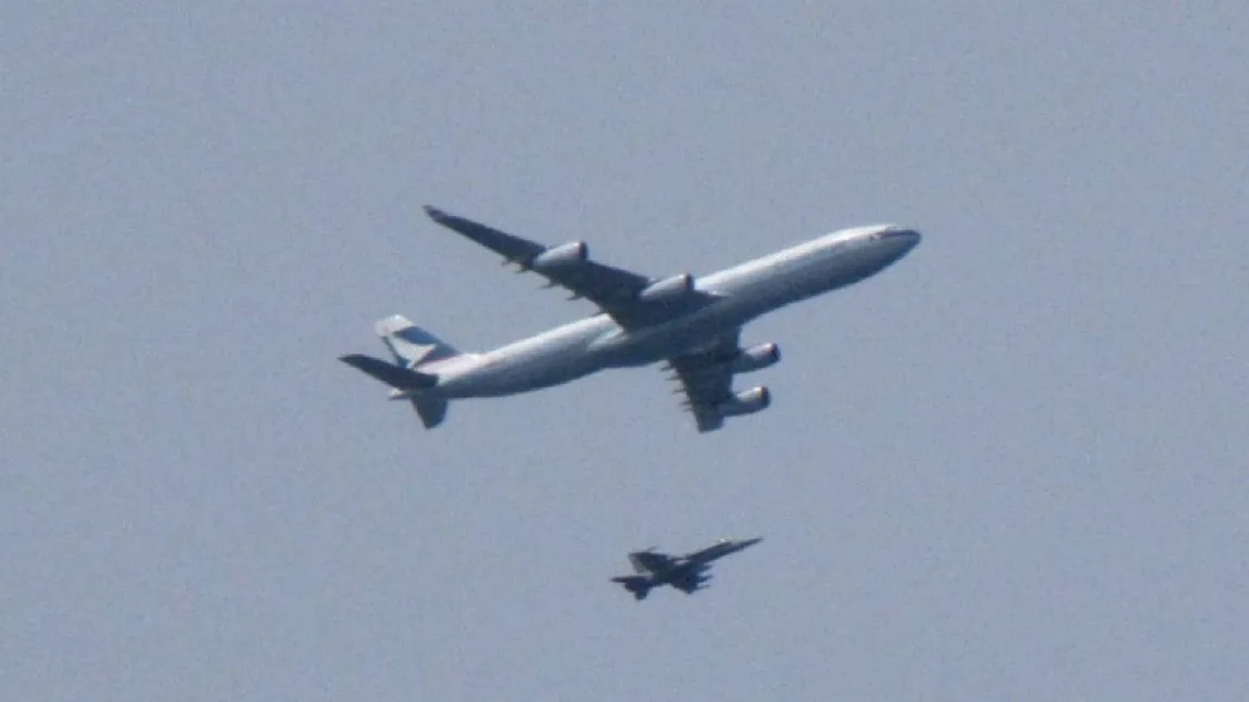 Un nou incident cu un avion românesc de pasageri, în Ungaria. Aeronava a fost interceptată de avioane de luptă