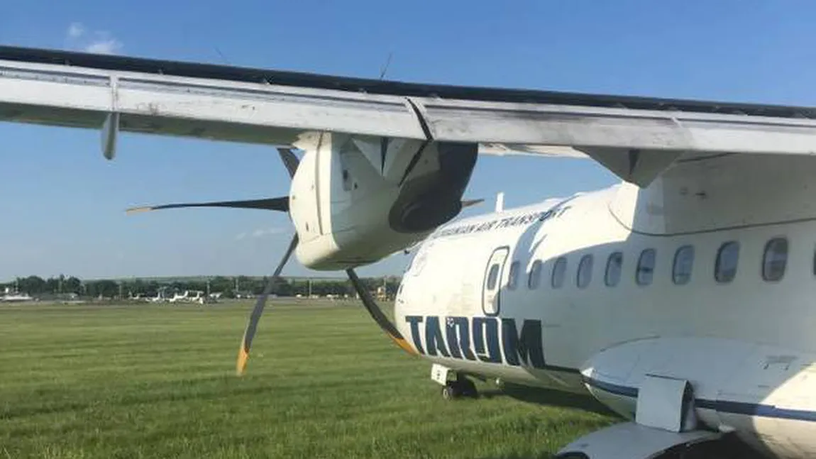 Momente de panică pe aeroportul din Chişinău! Un avion Tarom a ieşit de pe pistă