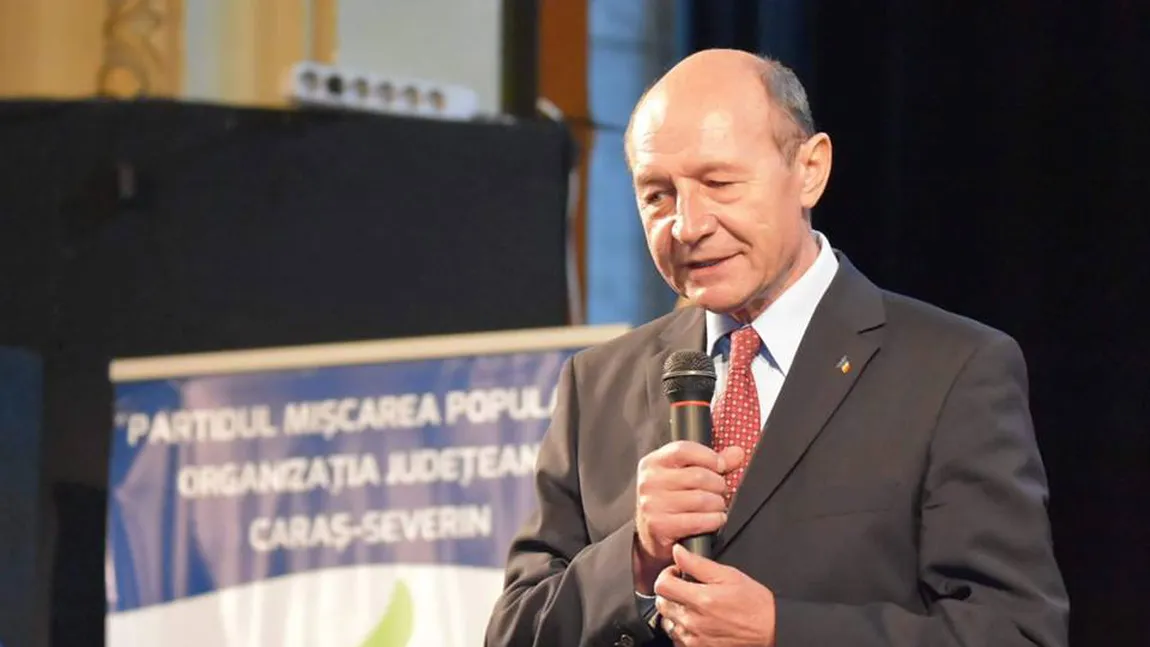 Traian Băsescu: PMP nu va face nici alianţă parlamentară nici alianţă de guvernare cu PSD