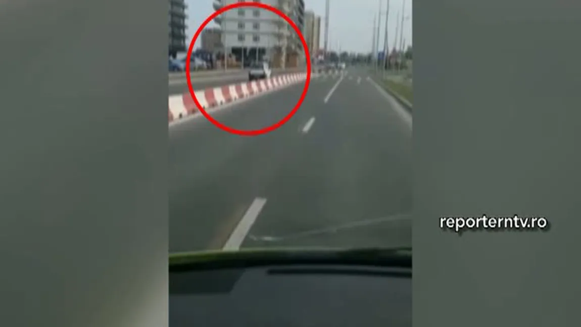 Şoferiţă în vârstă de de 68 de ani, pe contrasens VIDEO