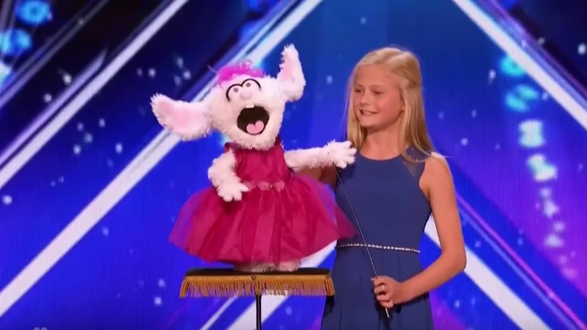 Fetiţa-ventriloc, moment senzaţional pe scena de la America's Got talent VIDEO