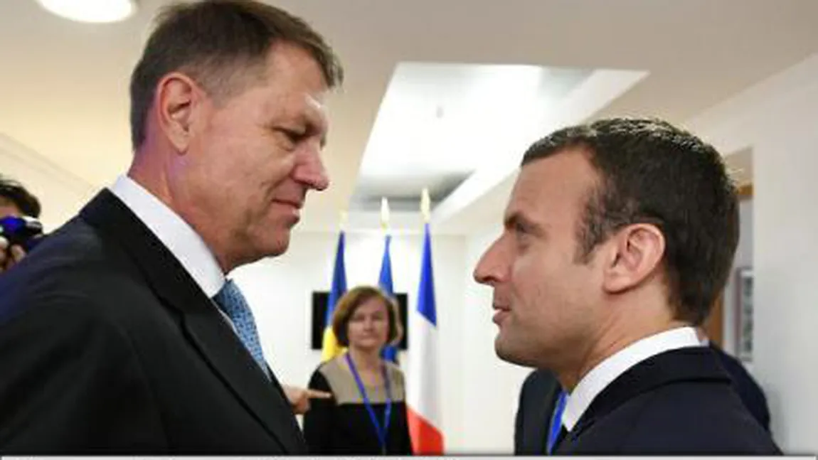 Macron, pe Twitter: Împreună cu Iohannis pentru a găsi soluţii comune. Europa trebuie să fie puternică si nedivizată