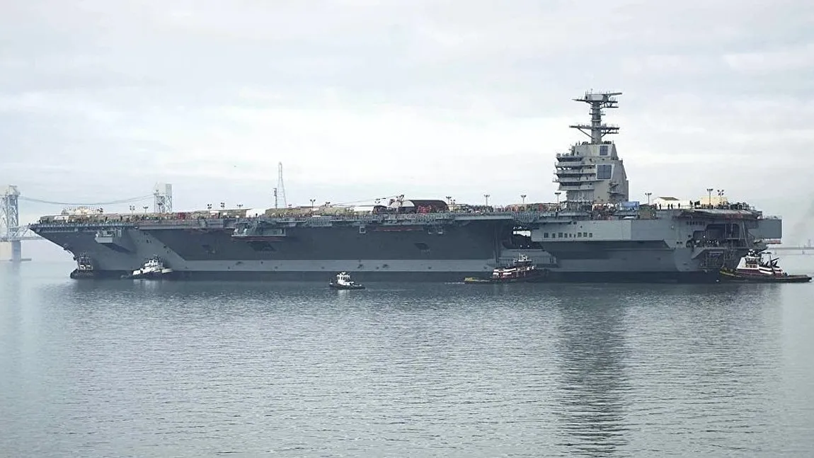 Cea mai scumpă navă de război din lume a intrat în dotarea armatei SUA. Vasul costă 13 miliarde de dolari