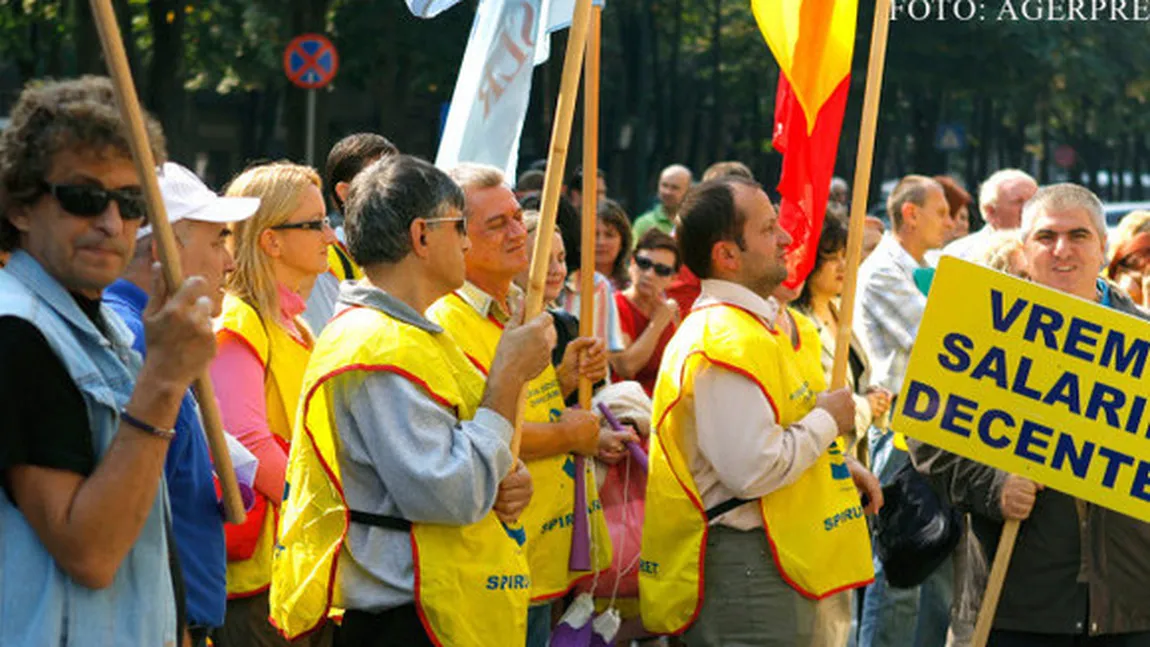 LEGEA SALARIZĂRII UNITARE: Sindicatele anunţă posibile proteste după decalarea majorărilor