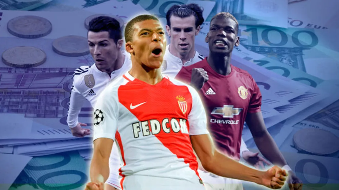 Kylian Mbappe, cel mai scump transfer din ISTORIA FOTBALULUI. Real Madrid plăteşte 180 de milioane de euro lui AS Monaco