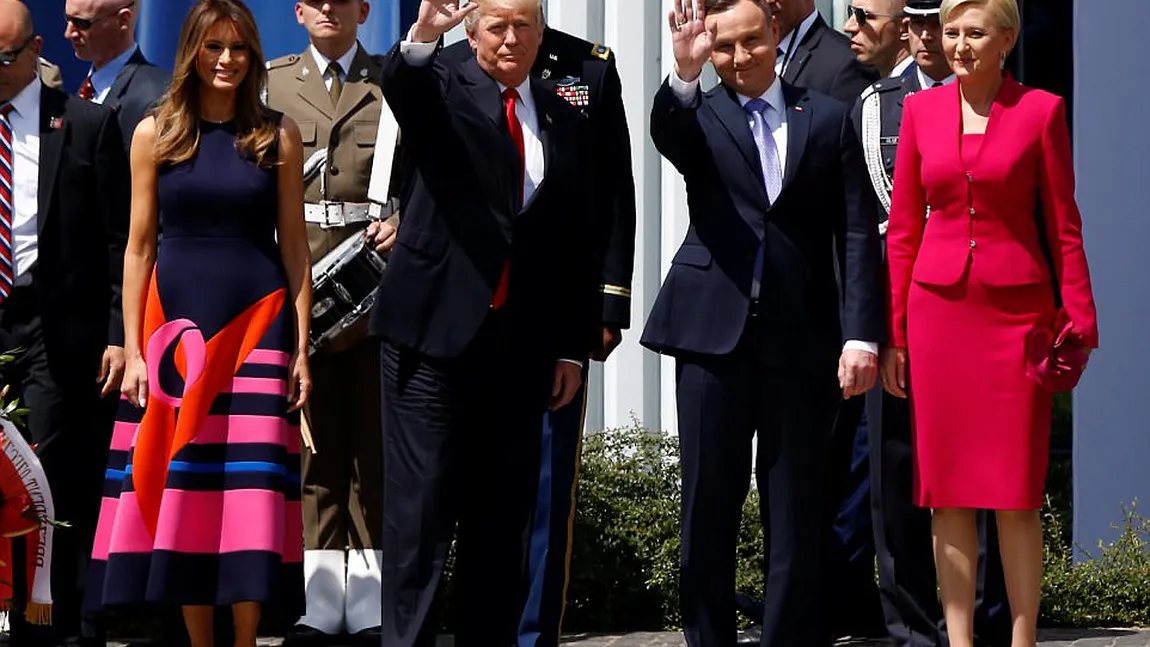 Donald Trump vine în vizită în ţara soţiei sale, Melania GALERIE FOTO