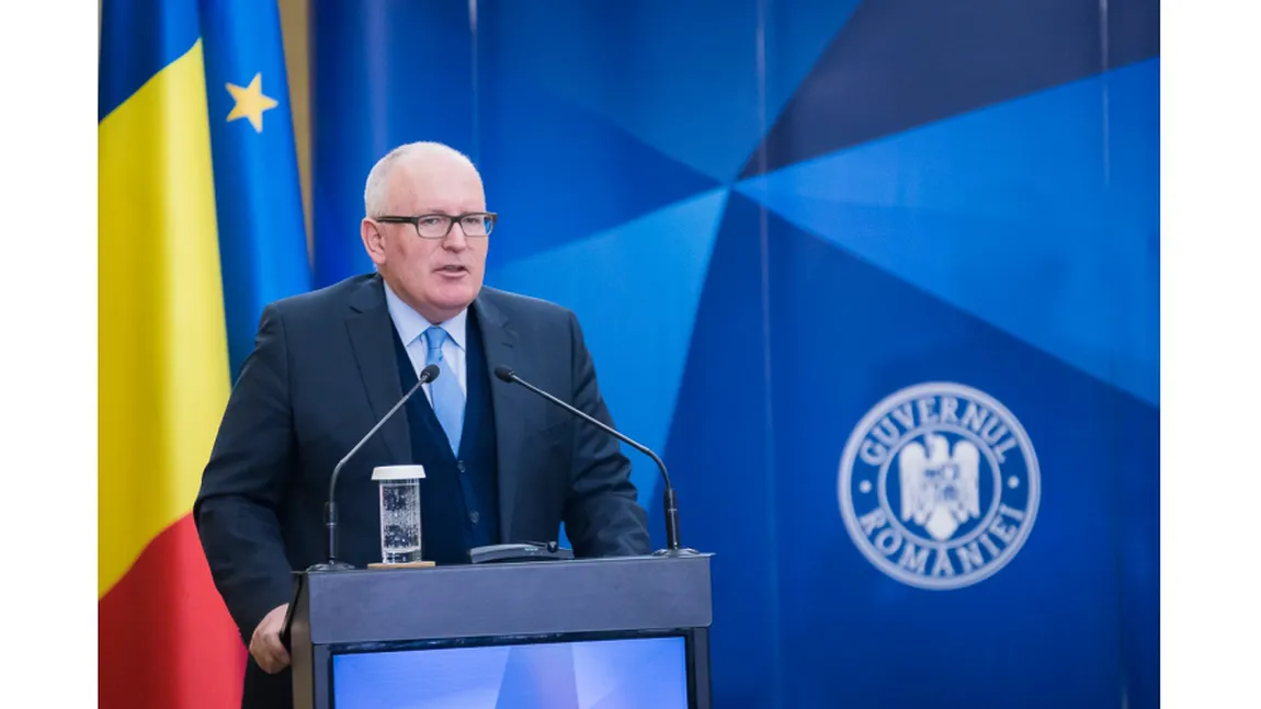 Timmermans, la întâlnirea cu Iohannis: Atacurile la adresa justiţiei creează o imagine negativă ţării. Ce le-a transmis parlamentarilor